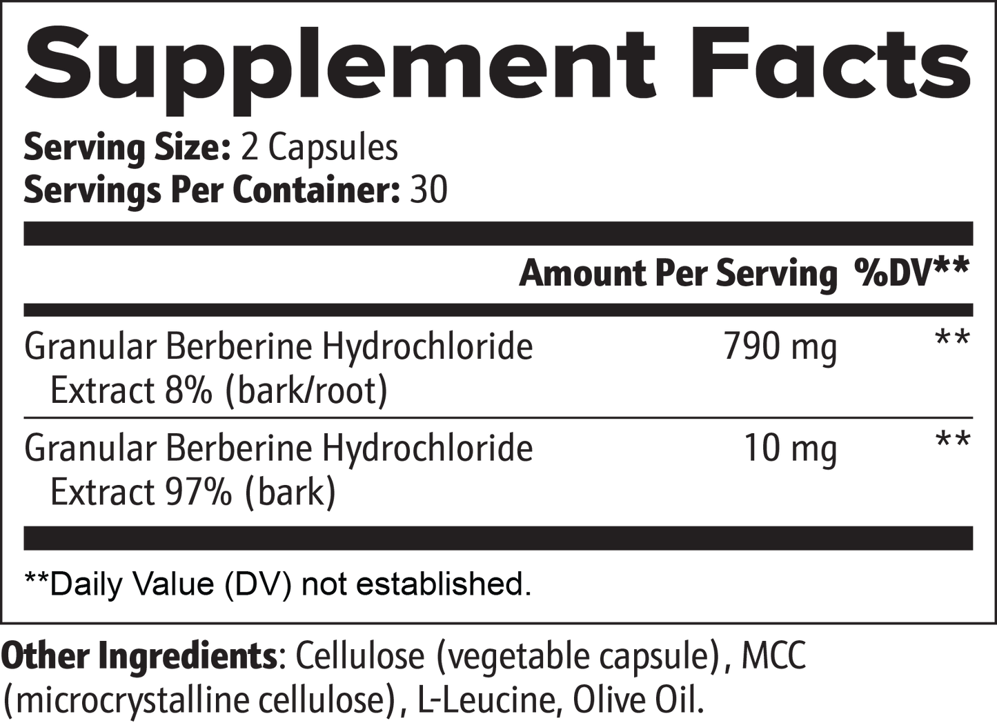 Berberine (Metabolic Support)
