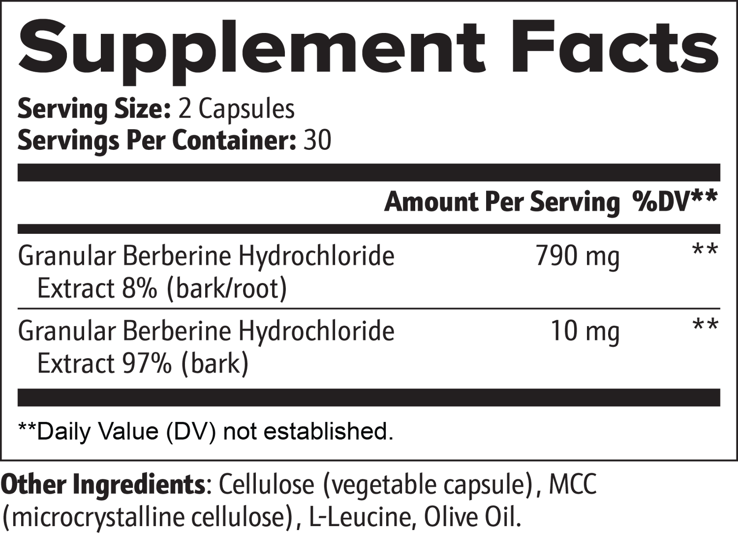 Berberine (Metabolic Support)